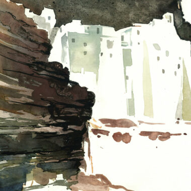 Überraschende Landschaft