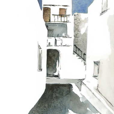 Eine Stadt in Griechenland